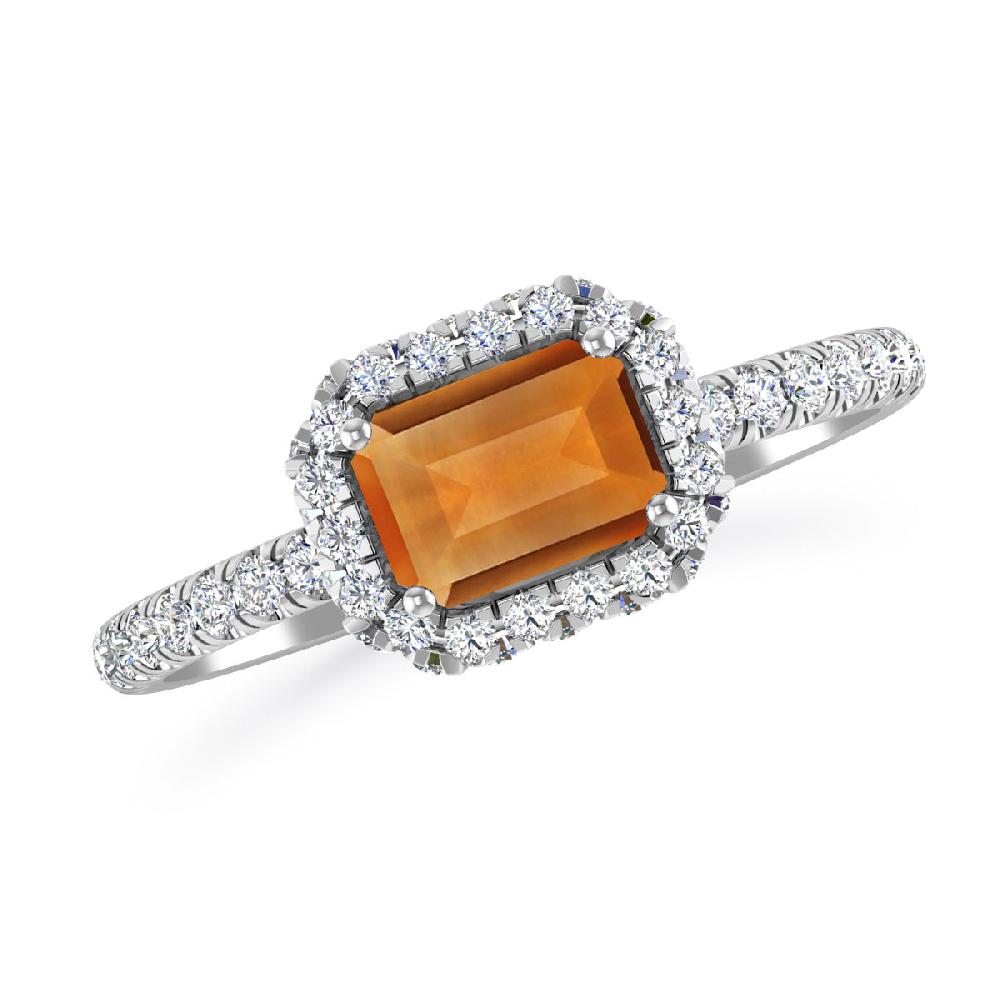 White Gold - Citrine