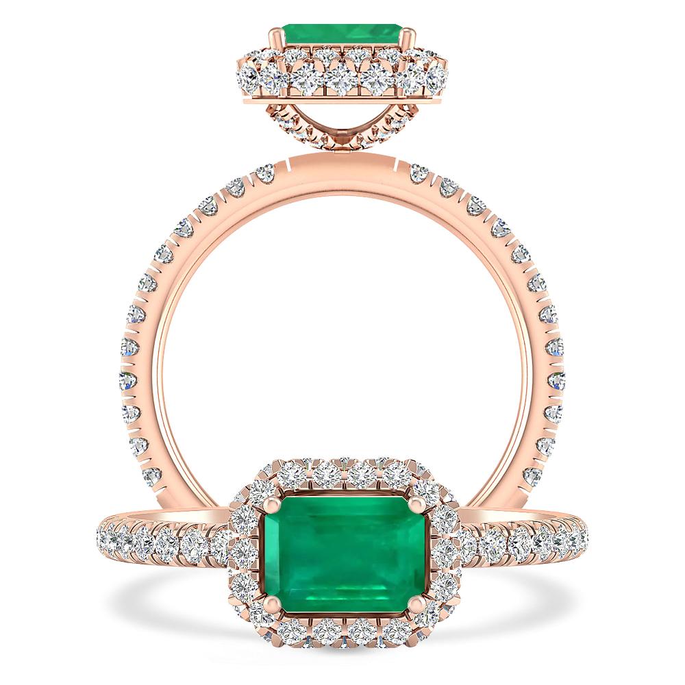 Rose Gold - Emerald