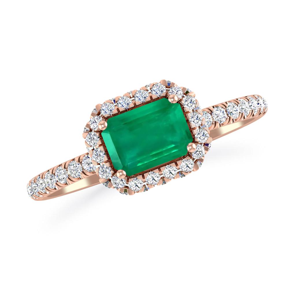 Rose Gold - Emerald