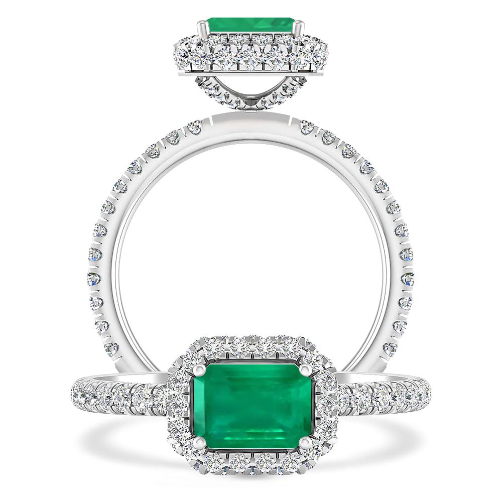 White Gold - Emerald