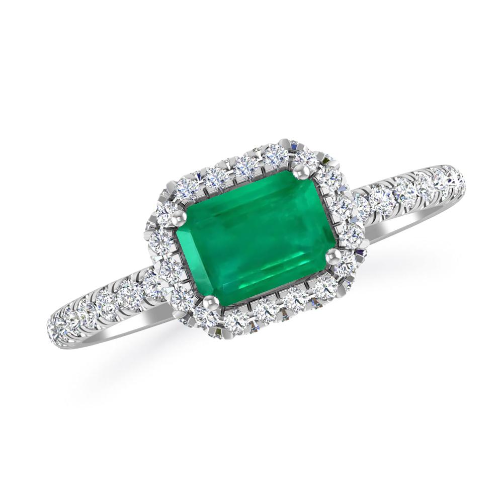 White Gold - Emerald
