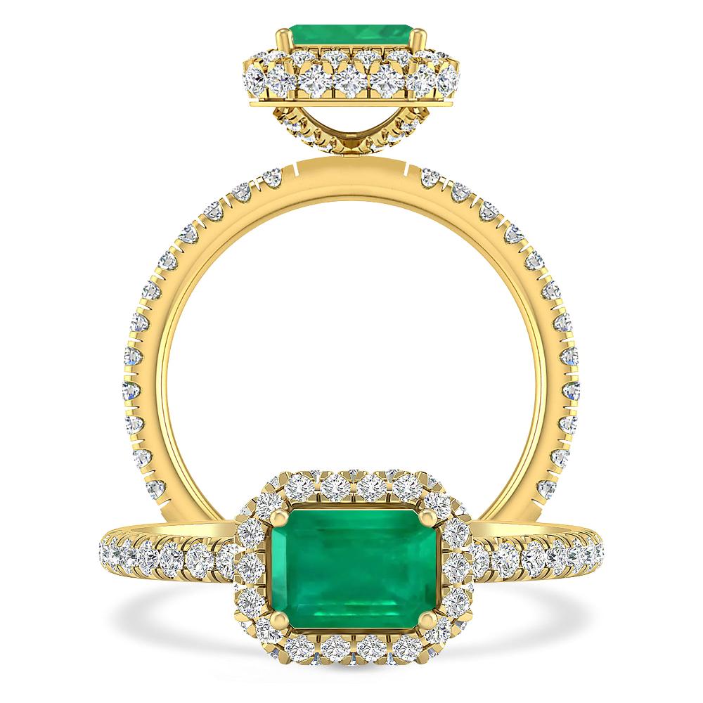 Yellow Gold - Emerald