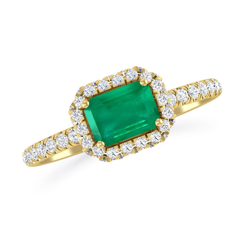 Yellow Gold - Emerald