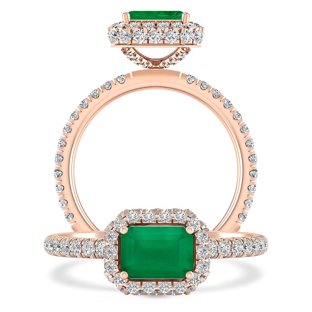 Rose Gold - Emerald