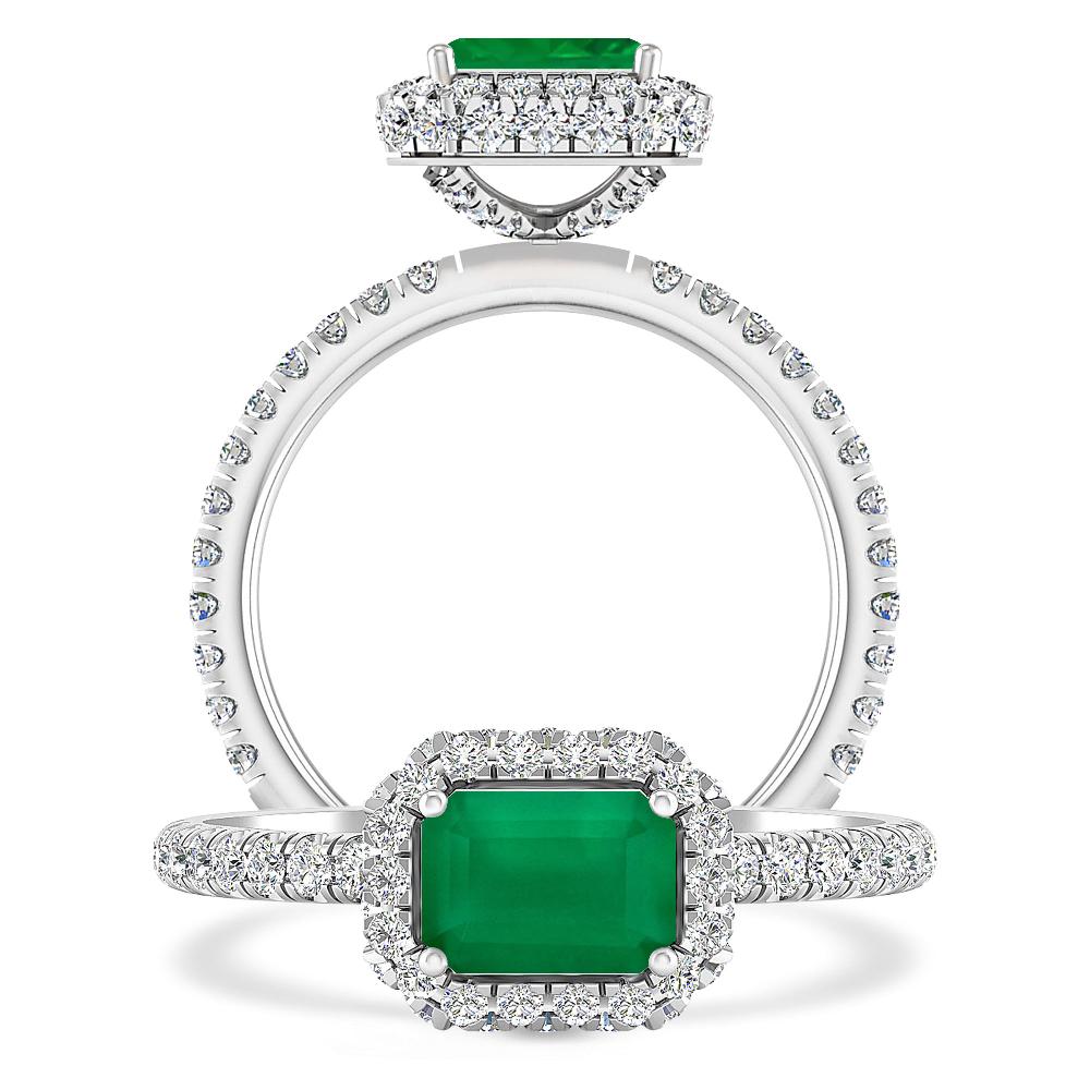 White Gold - Emerald