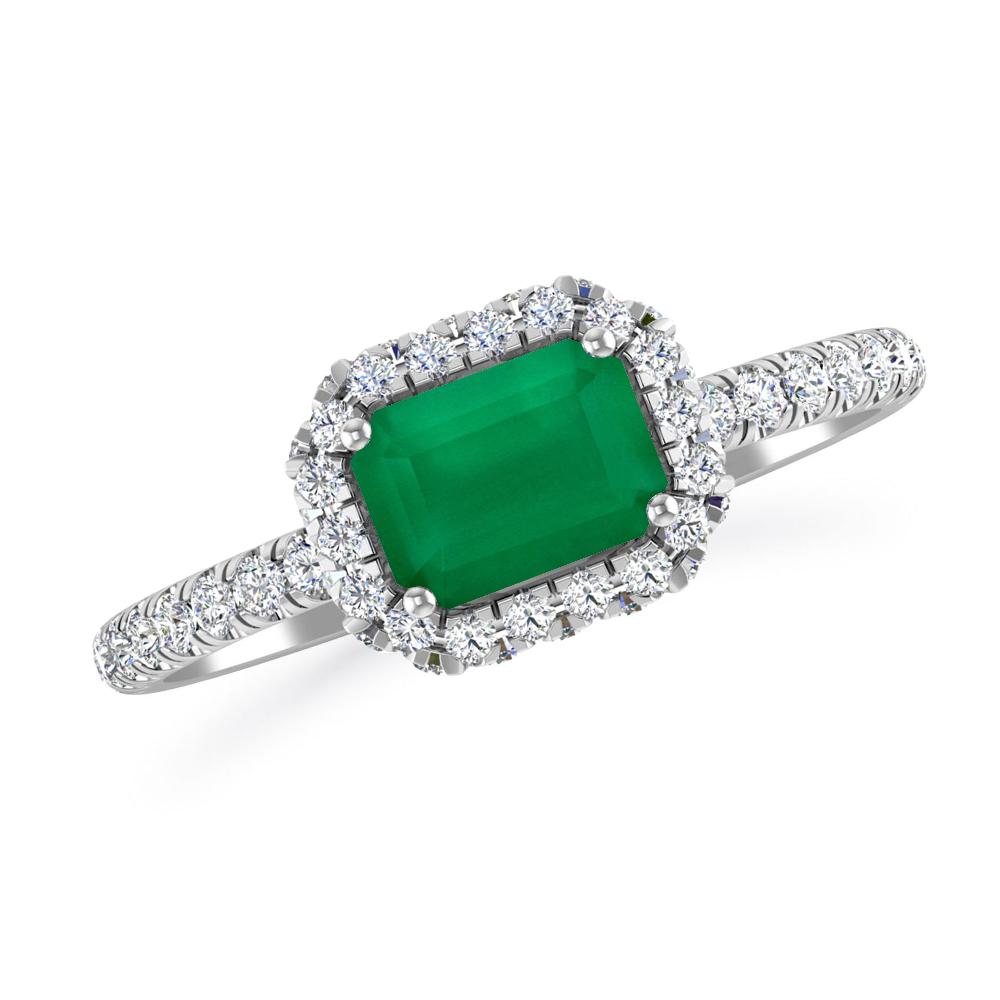 White Gold - Emerald