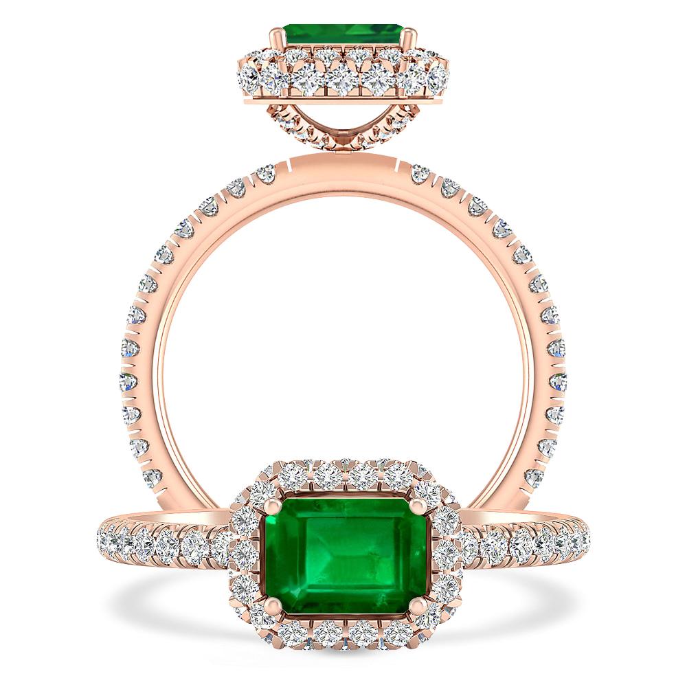 Rose Gold - Emerald