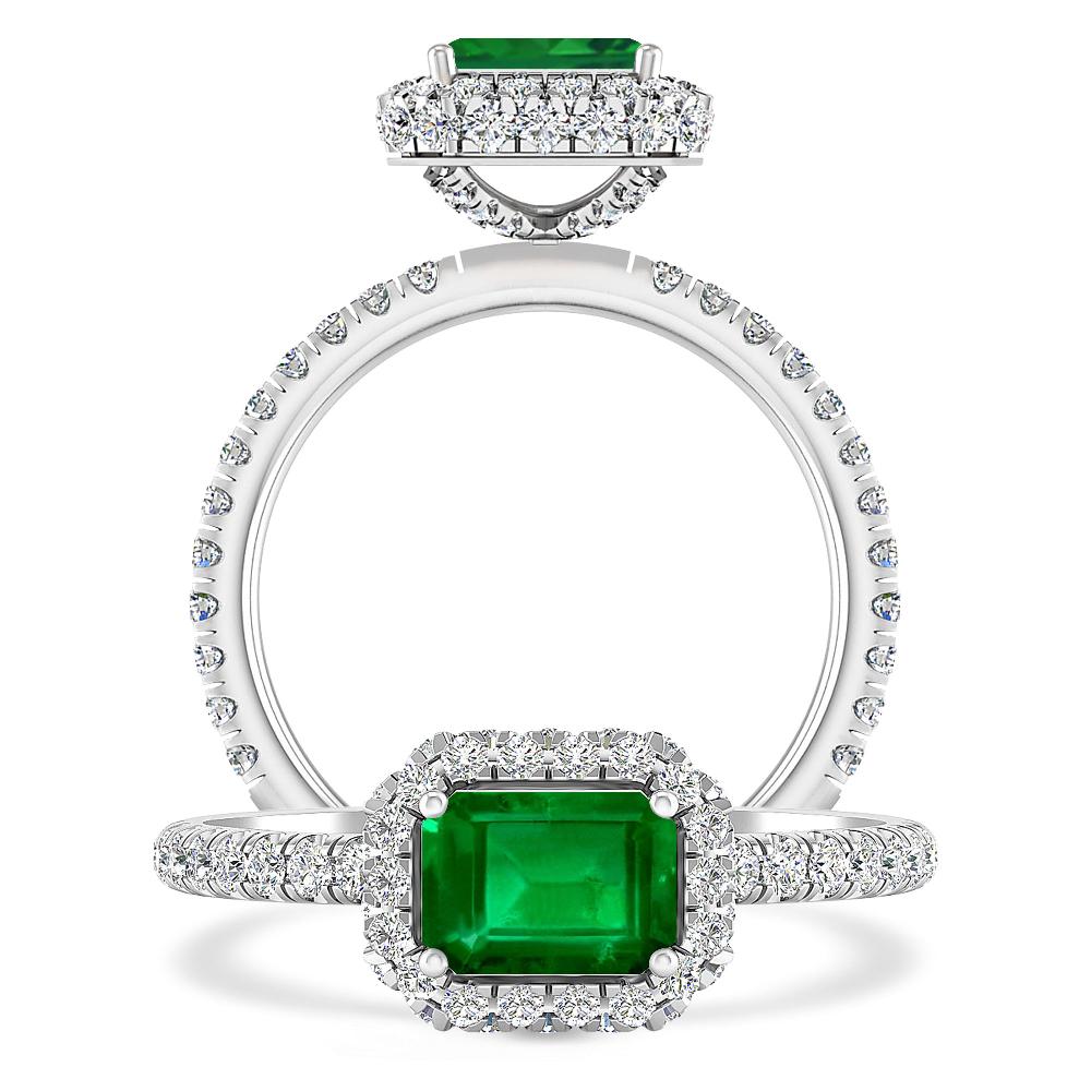 White Gold - Emerald