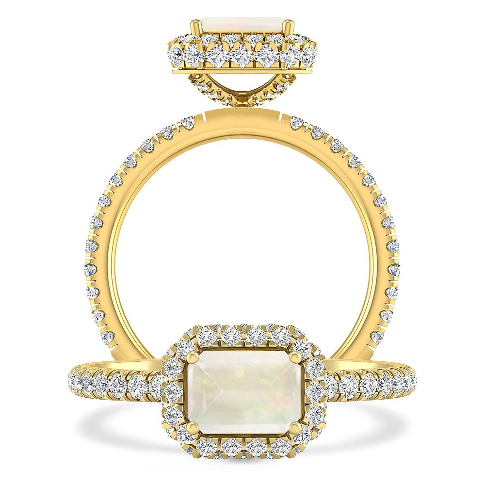 Yellow Gold - Opal