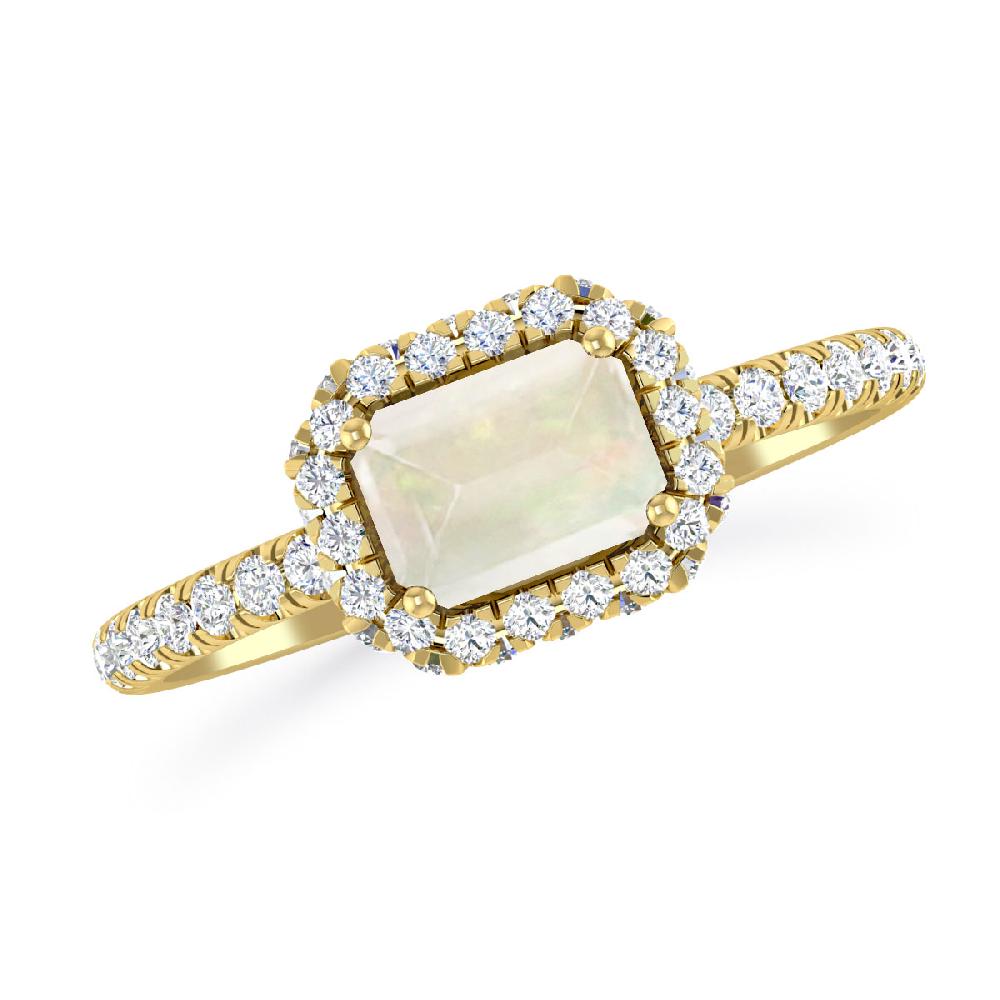 Yellow Gold - Opal