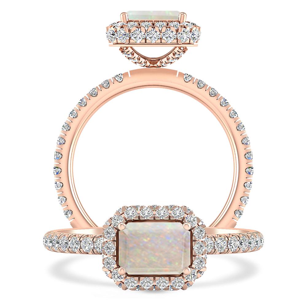 Rose Gold - Opal