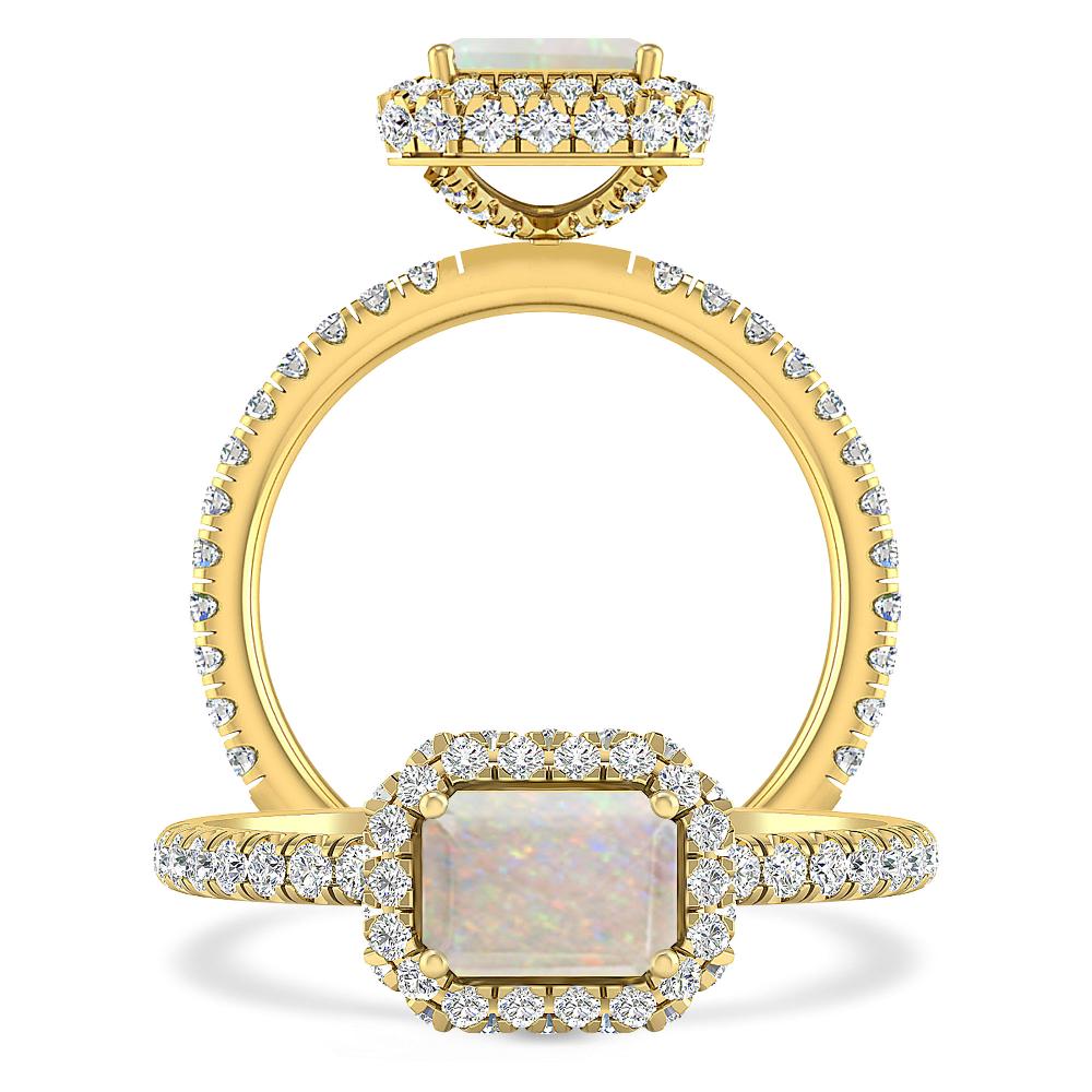 Yellow Gold - Opal