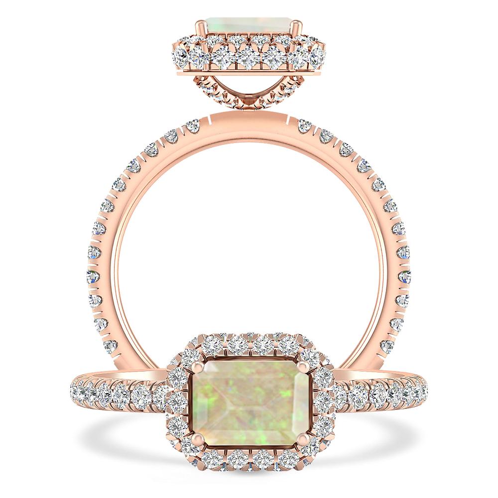 Rose Gold - Opal