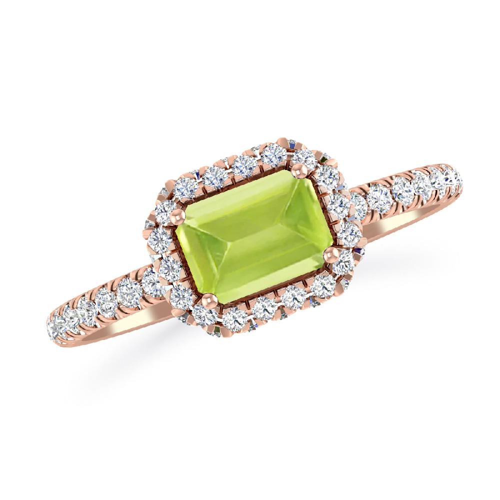 Rose Gold - Peridot
