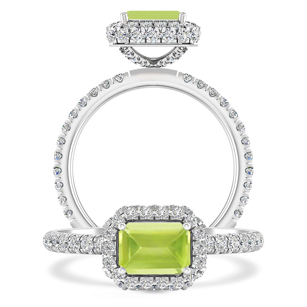 White Gold - Peridot