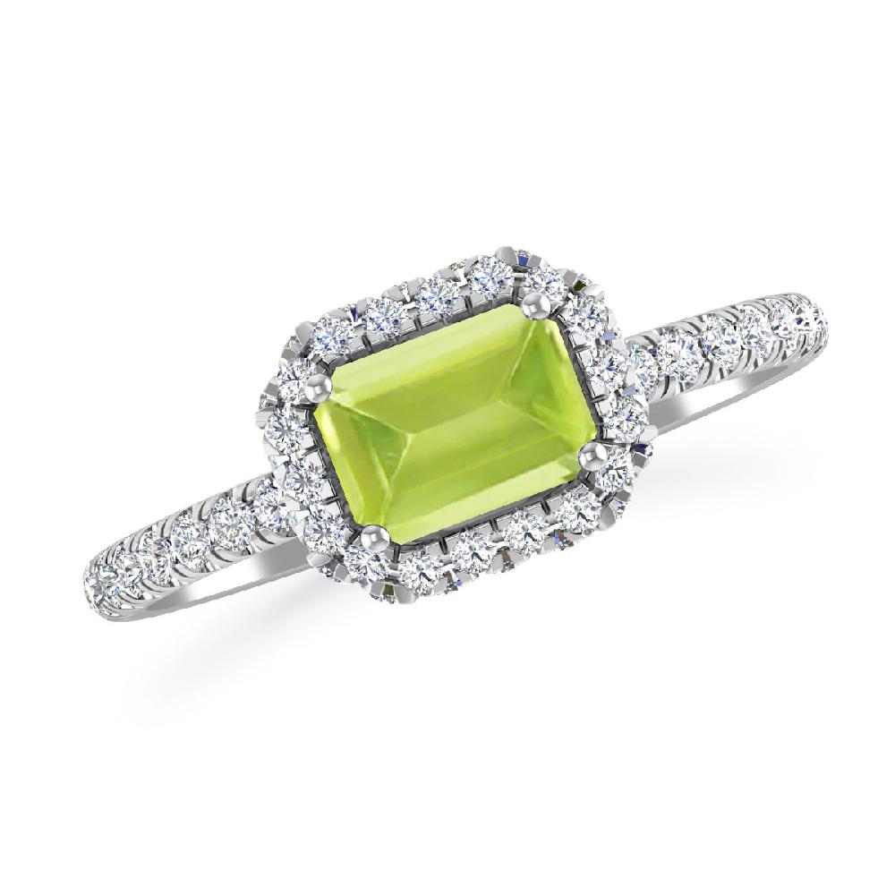 White Gold - Peridot