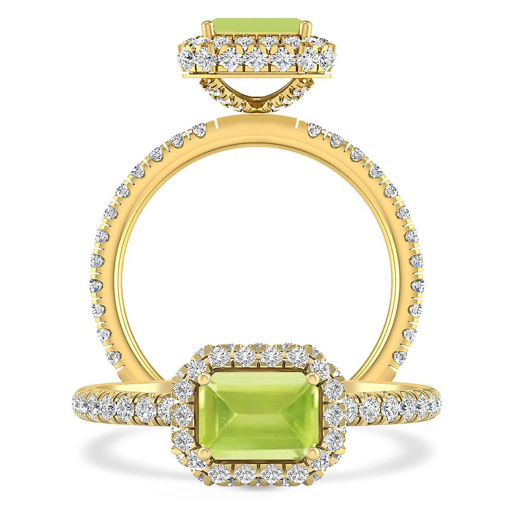 Yellow Gold - Peridot