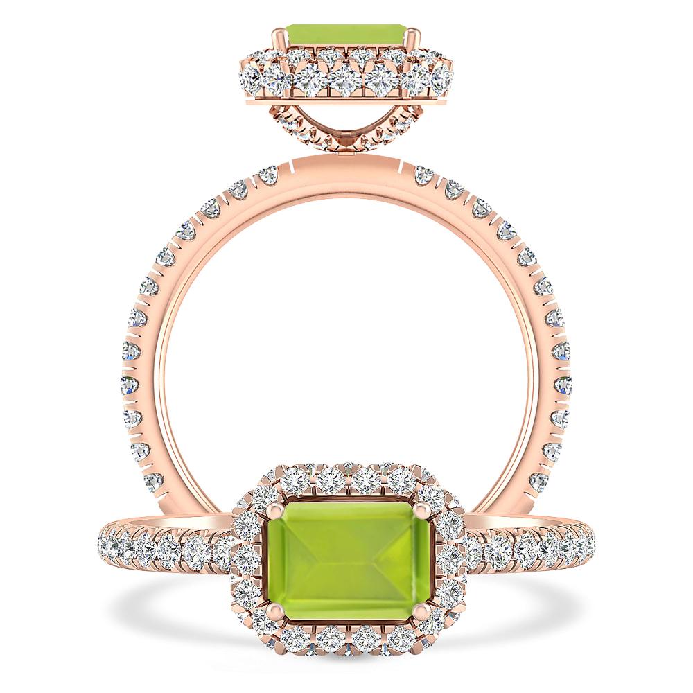 Rose Gold - Peridot