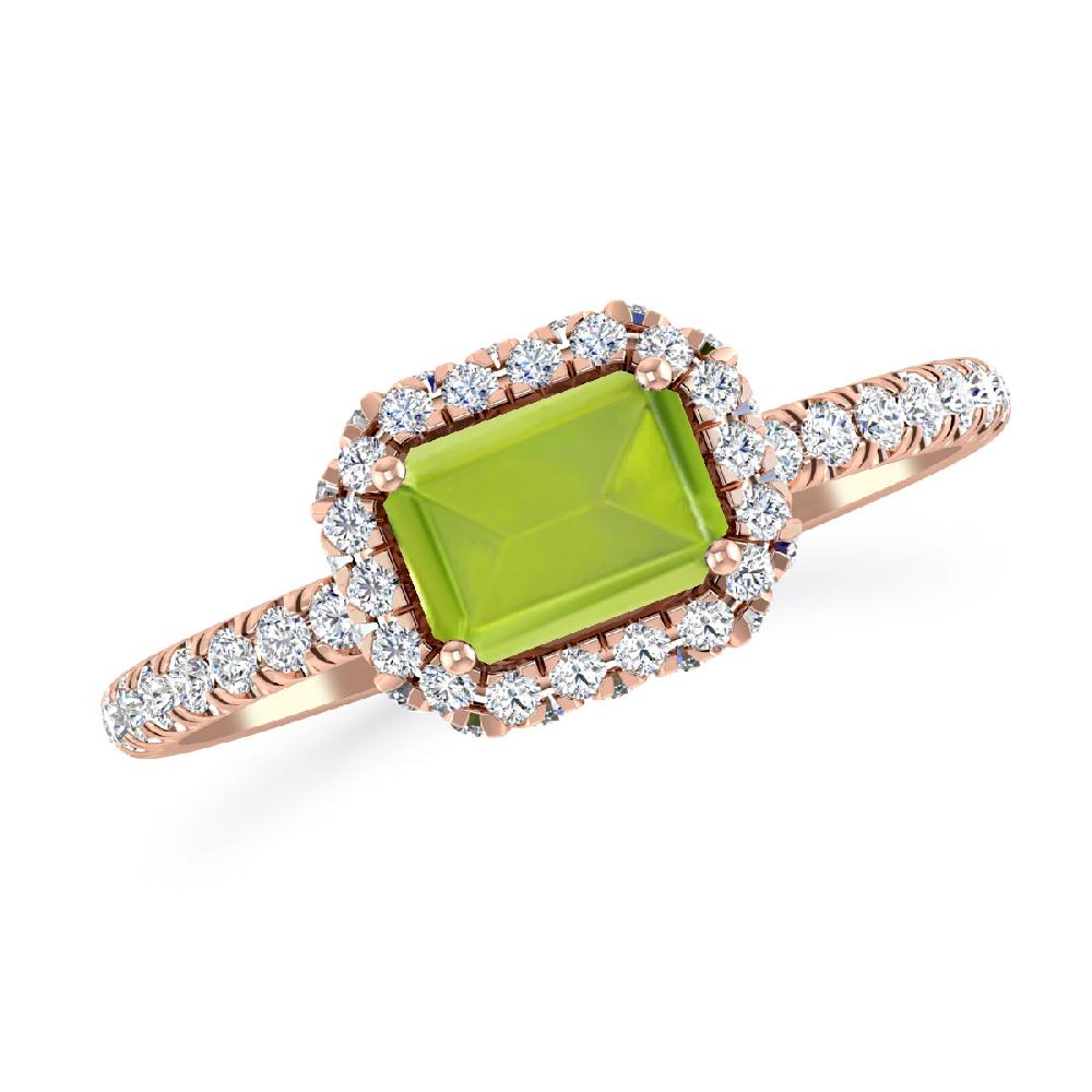 Rose Gold - Peridot