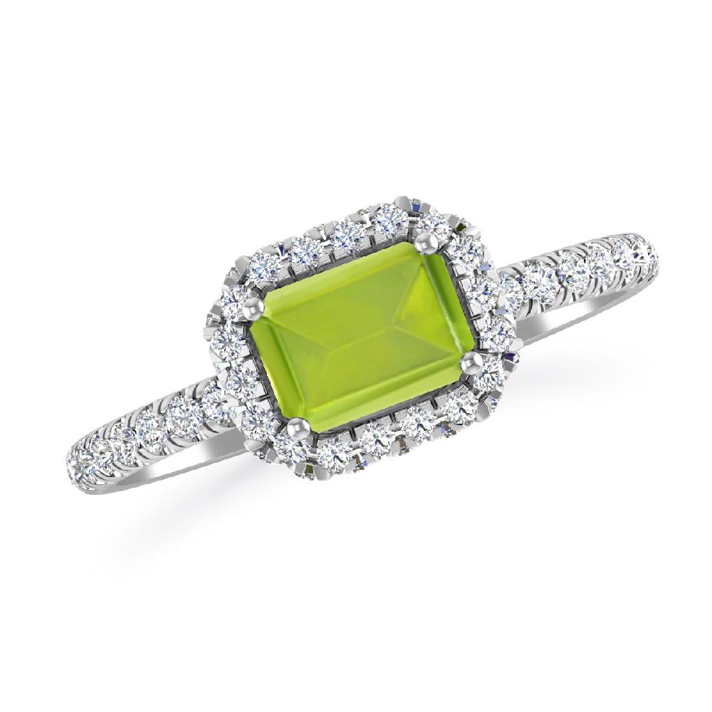 White Gold - Peridot