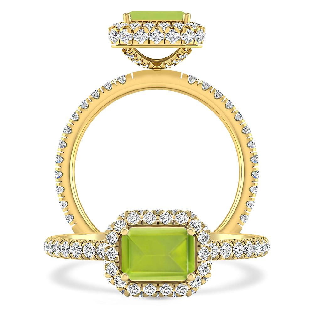 Yellow Gold - Peridot