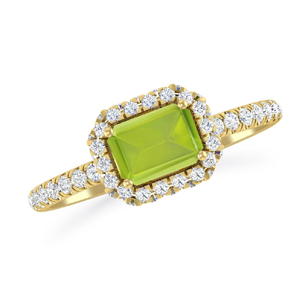 Yellow Gold - Peridot