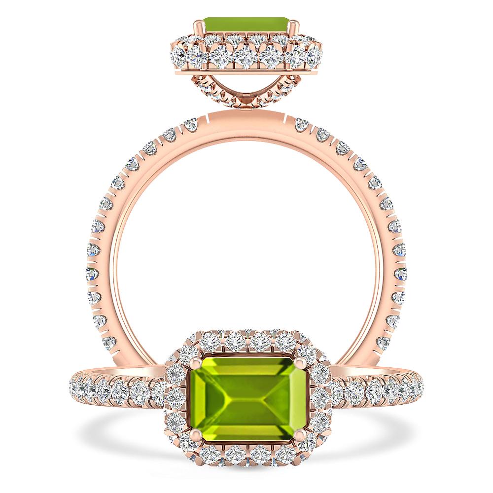 Rose Gold - Peridot