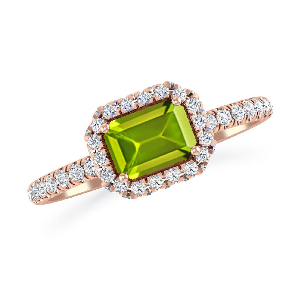 Rose Gold - Peridot