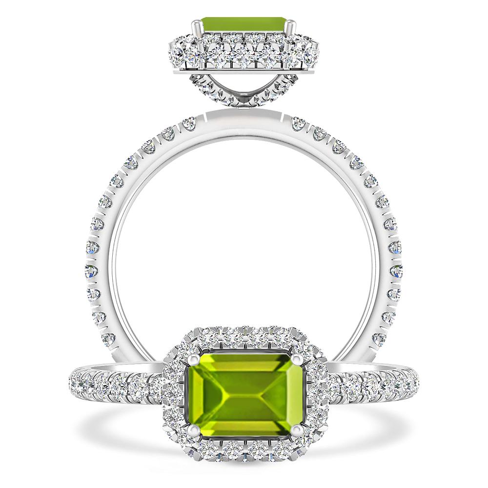 White Gold - Peridot