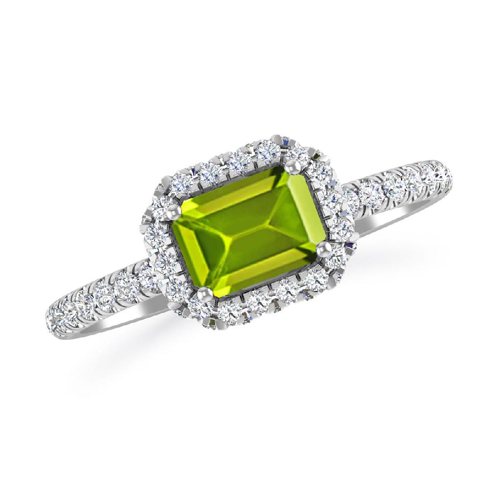 White Gold - Peridot