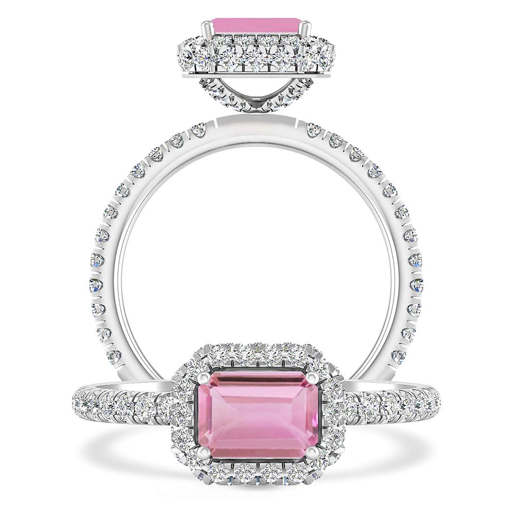 White Gold - Pink Tourmaline