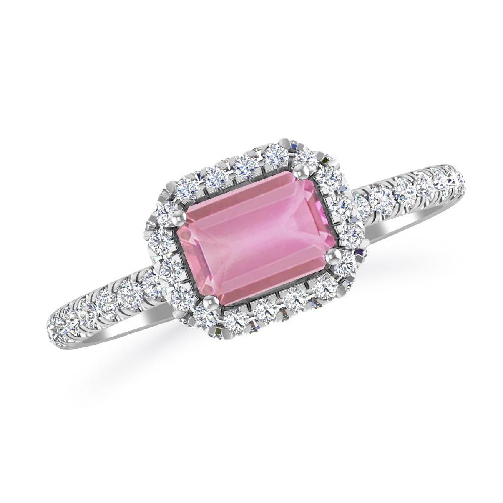 White Gold - Pink Tourmaline