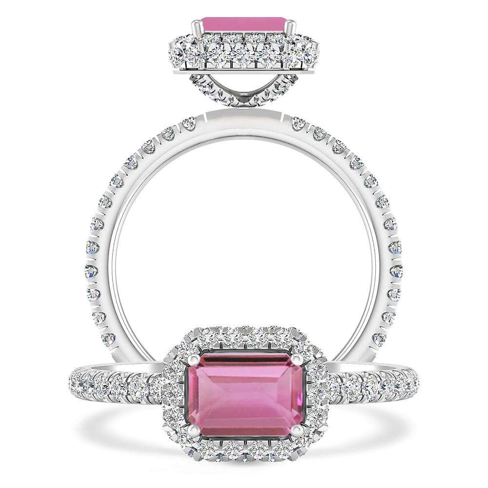 White Gold - Pink Tourmaline