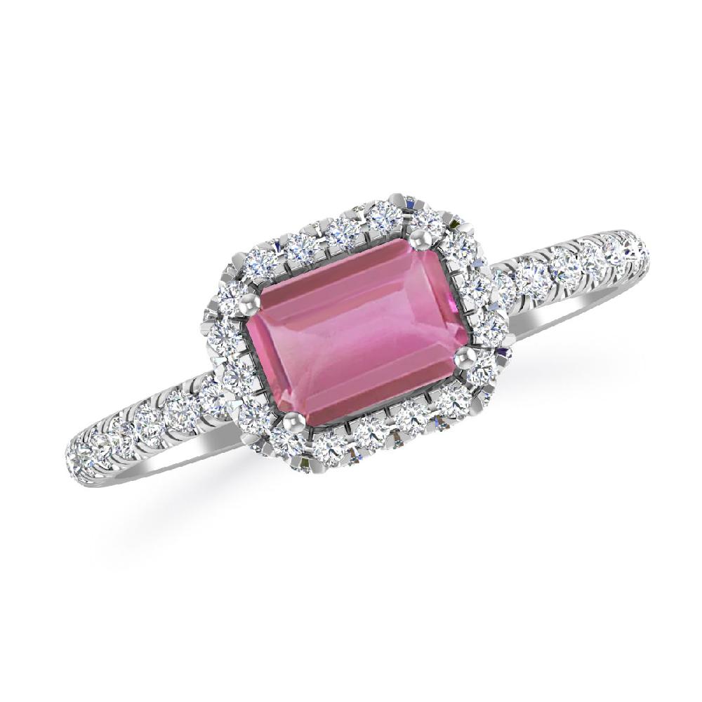 White Gold - Pink Tourmaline