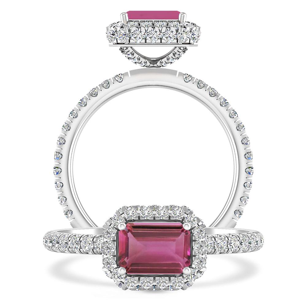 White Gold - Pink Tourmaline