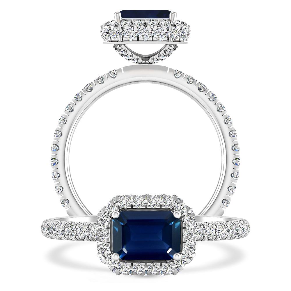 White Gold - Sapphire