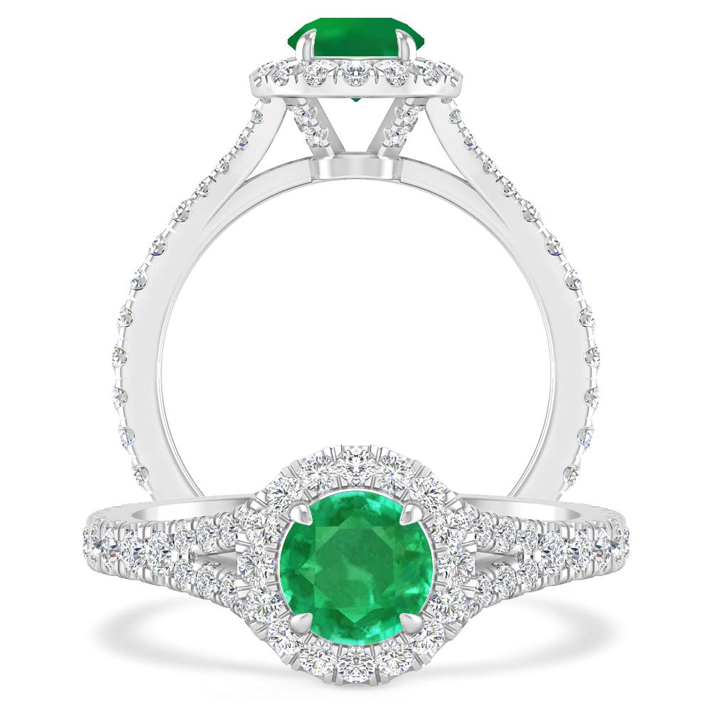 White Gold - Emerald