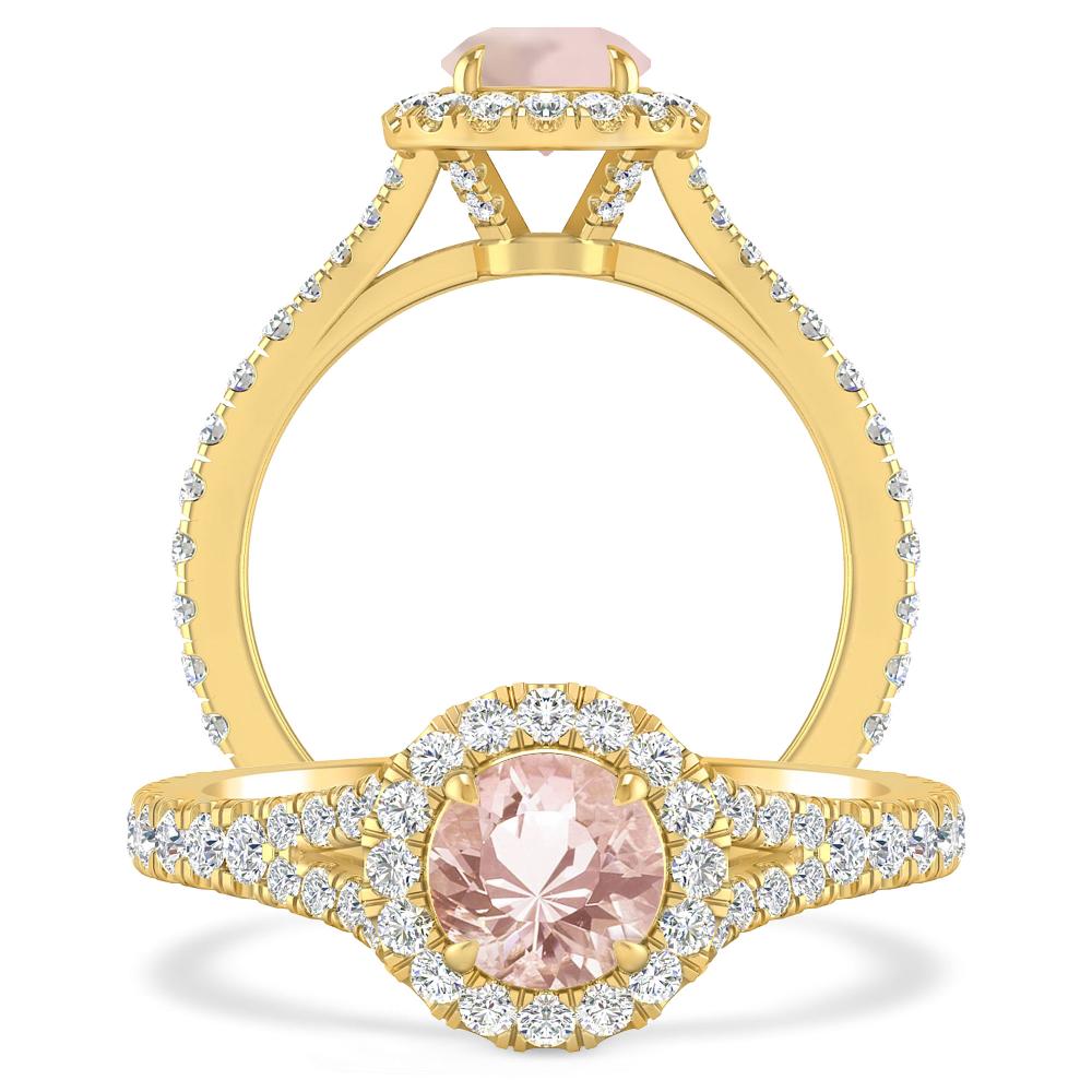 Yellow Gold - Morganite
