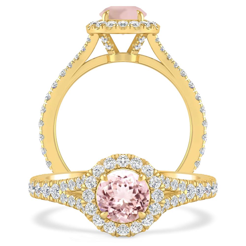 Yellow Gold - Morganite