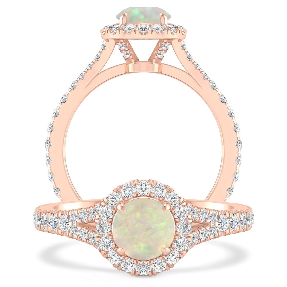 Rose Gold - Opal