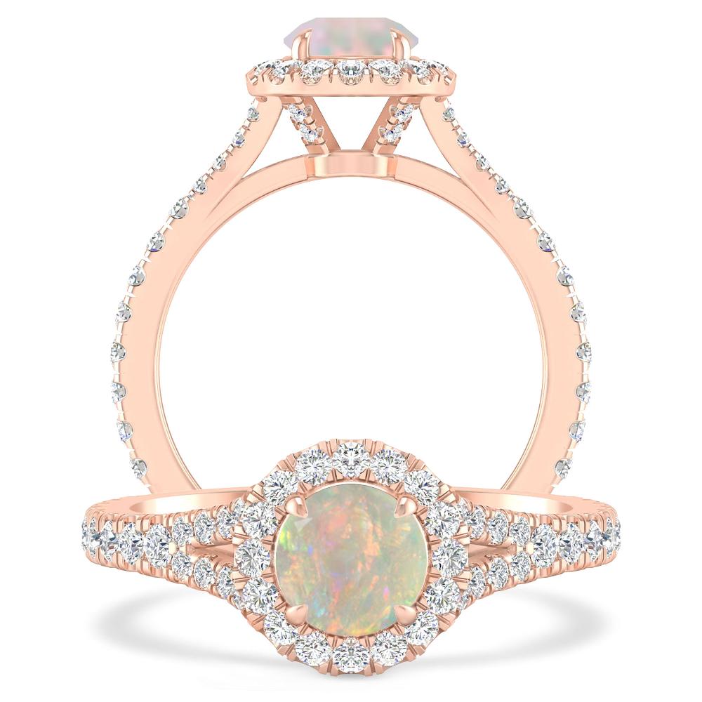Rose Gold - Opal