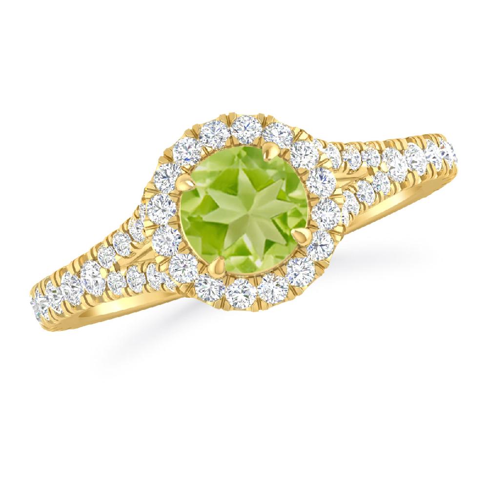 Yellow Gold - Peridot