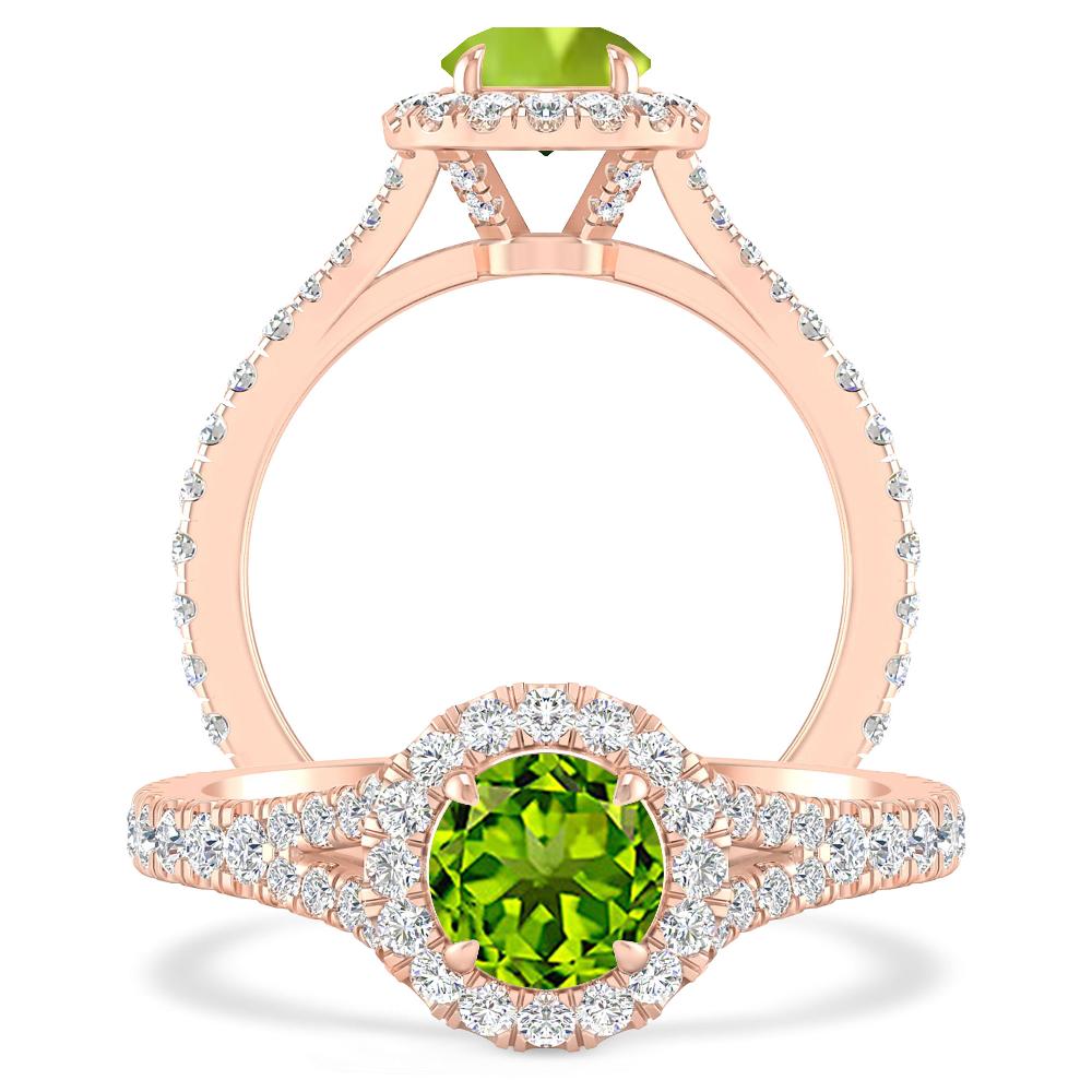 Rose Gold - Peridot