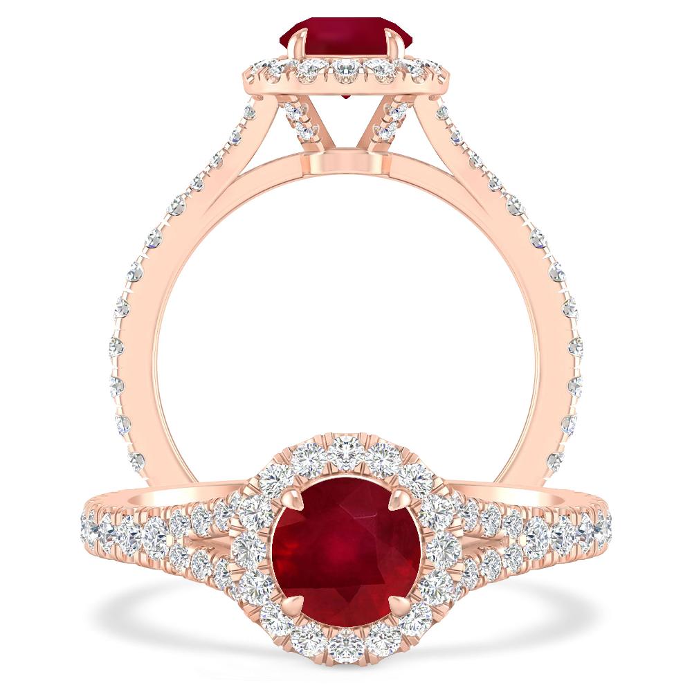 Rose Gold - Ruby