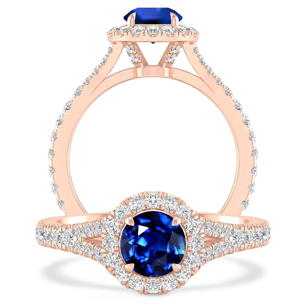Rose Gold - Sapphire
