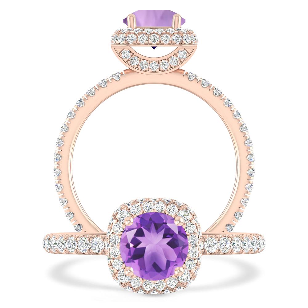 Rose Gold - Amethyst