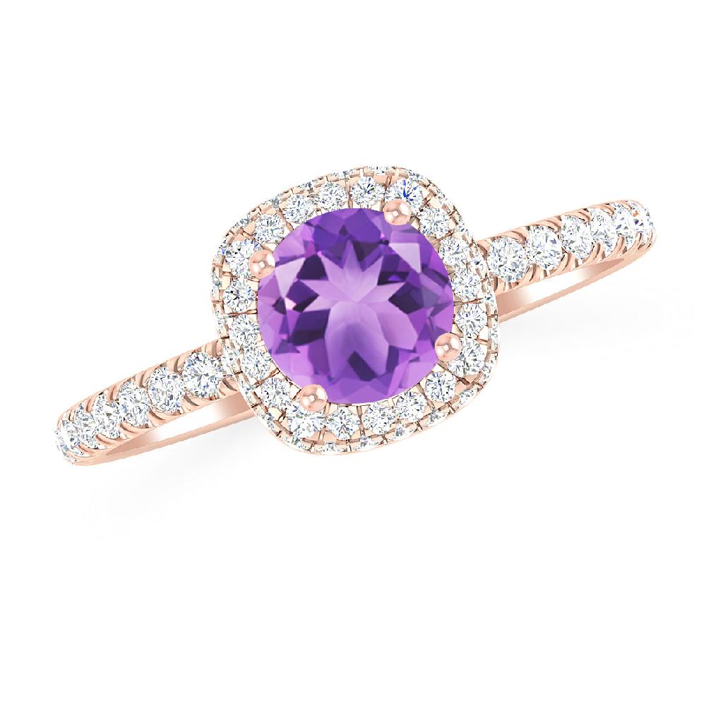 Rose Gold - Amethyst