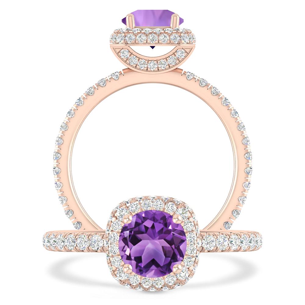 Rose Gold - Amethyst