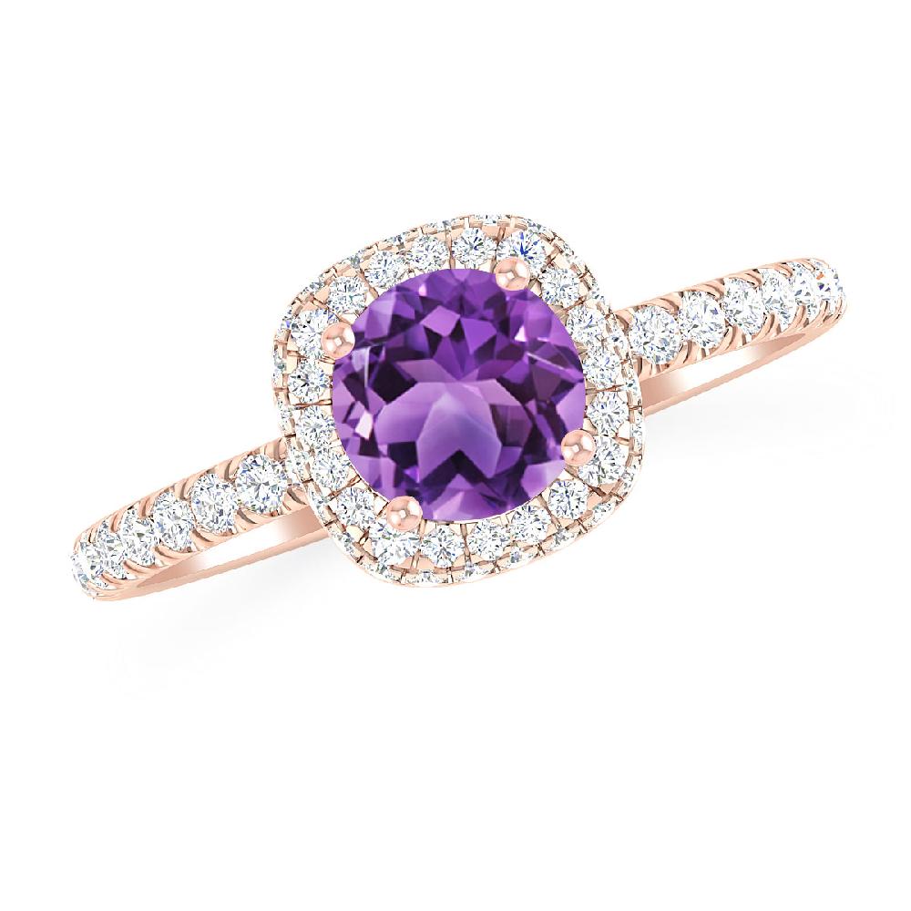 Rose Gold - Amethyst