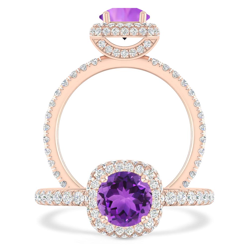 Rose Gold - Amethyst